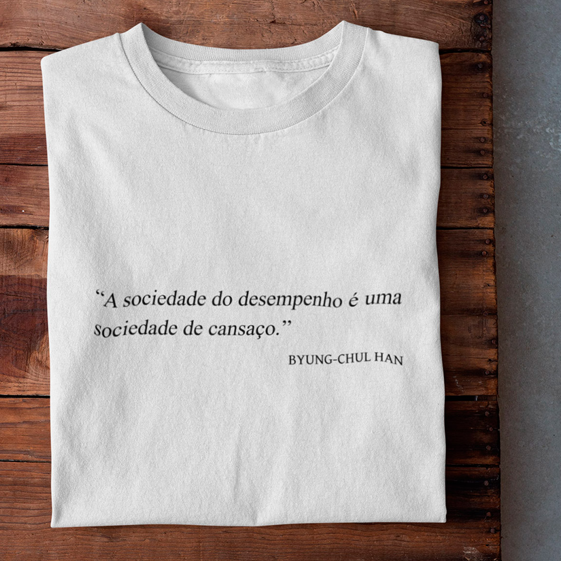 Nome do produto: T-Shirt Sociedade De Cansaço - White