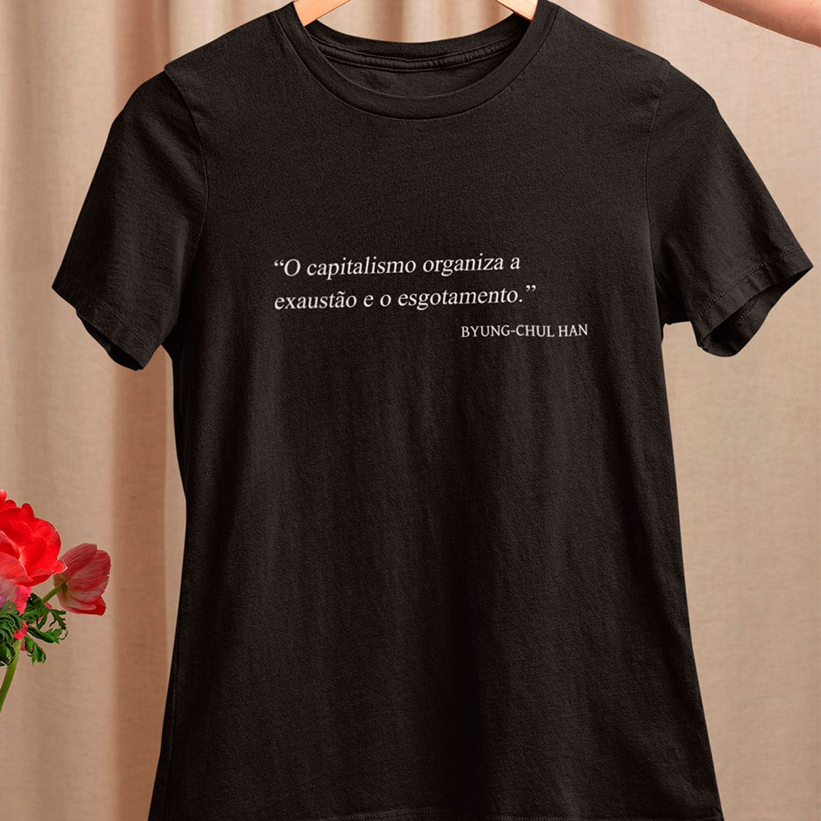 Nome do produto: Baby Look Exaustão E Esgotamento - Black