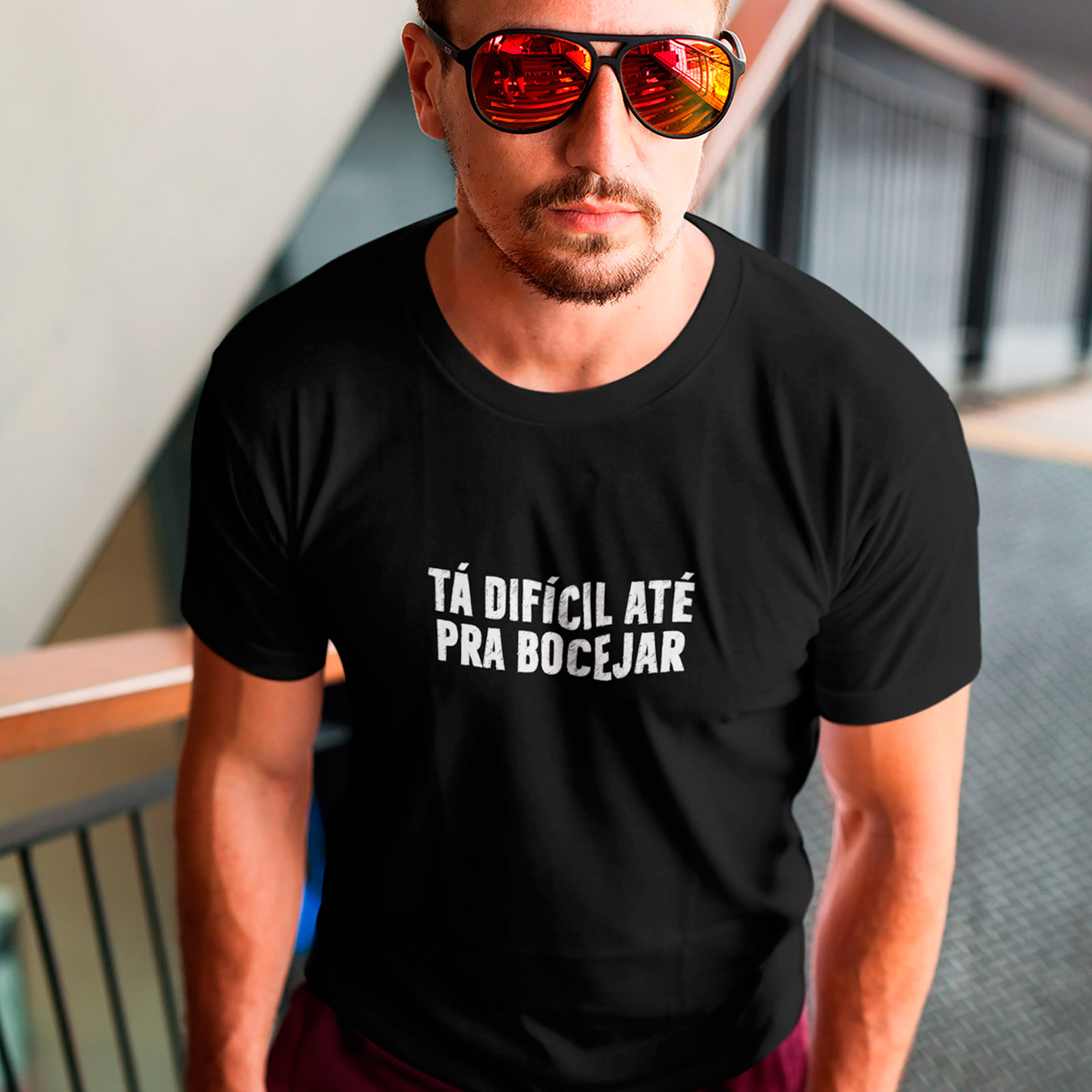 Nome do produto: T-Shirt Difícil Bocejar - Black