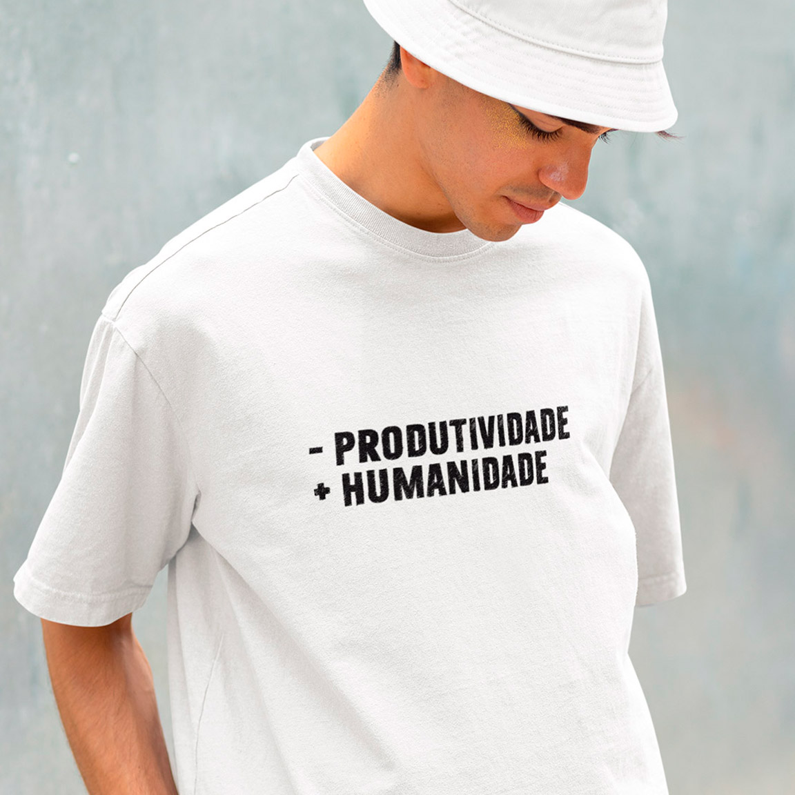 Nome do produto: T-Shirt Menos Produtividade - White