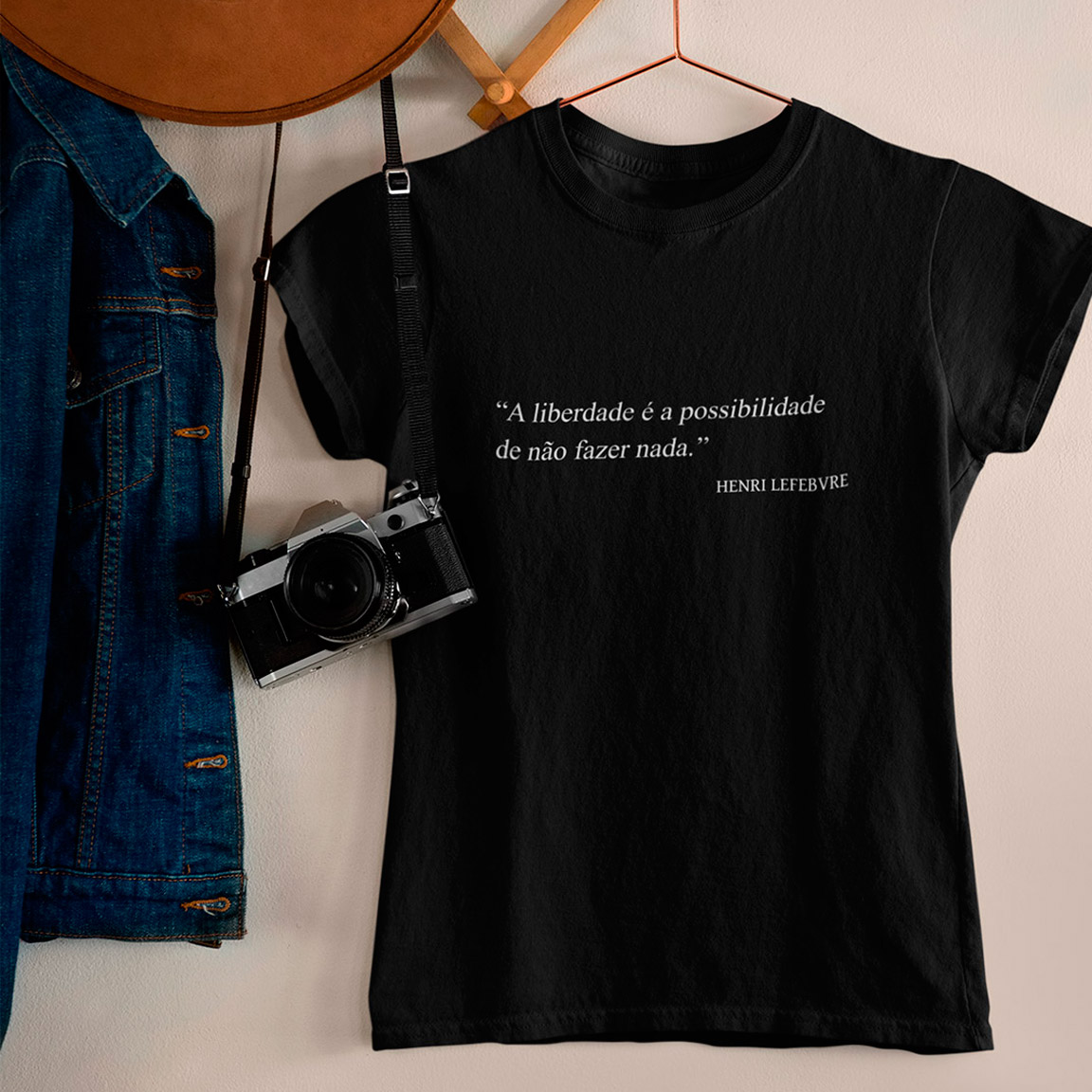 Nome do produto: Baby Look A Liberdade - Black