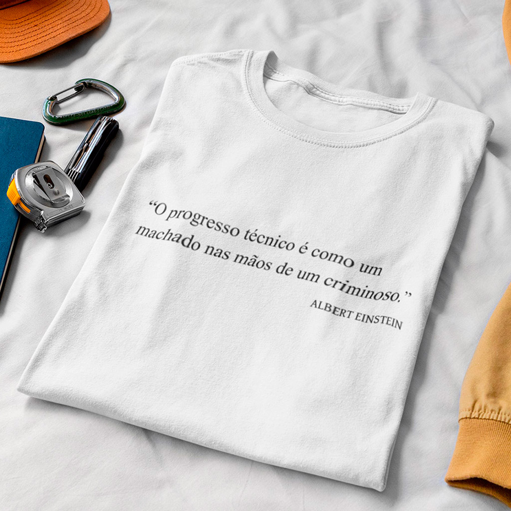 Nome do produto: T-Shirt Progresso Técnico - White