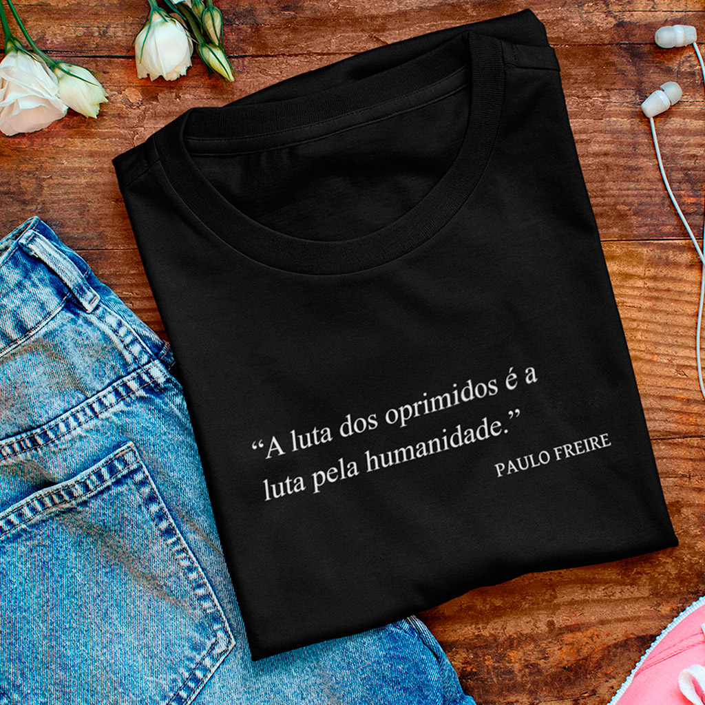 Nome do produto: Baby Look Luta Dos Oprimidos - Black