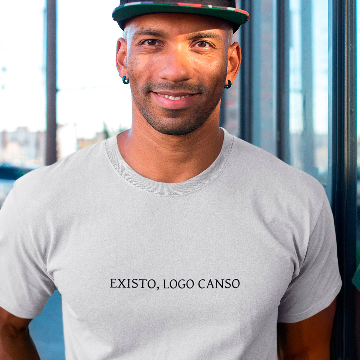Nome do produto: T-Shirt Existo Logo Canso - White