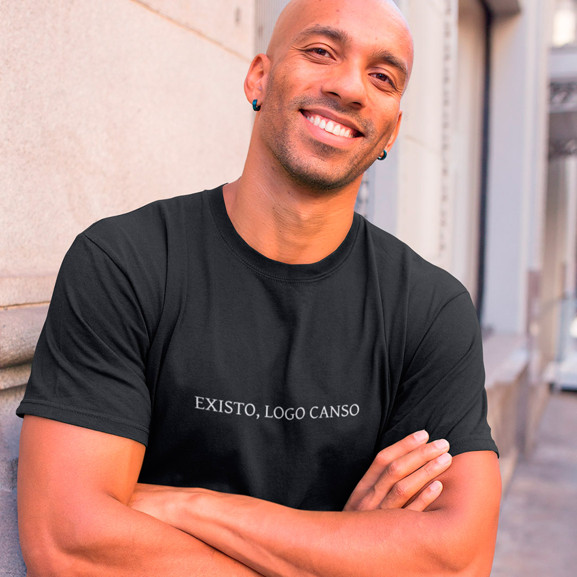 Nome do produto: T-Shirt Existo Logo Canso - Black