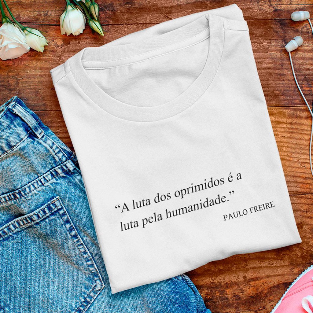 Nome do produto: Baby Look Luta Dos Oprimidos - White