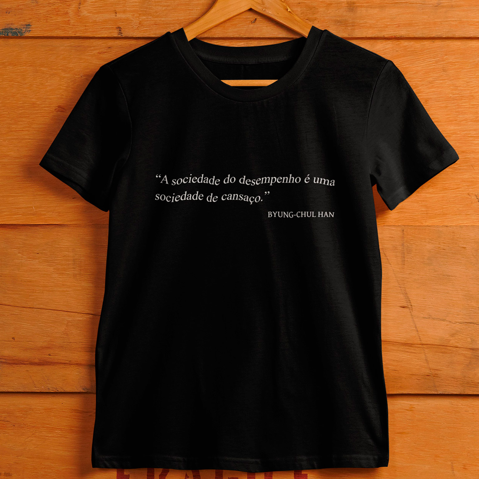 Nome do produto: Baby Look Sociedade de Cansaço - Black