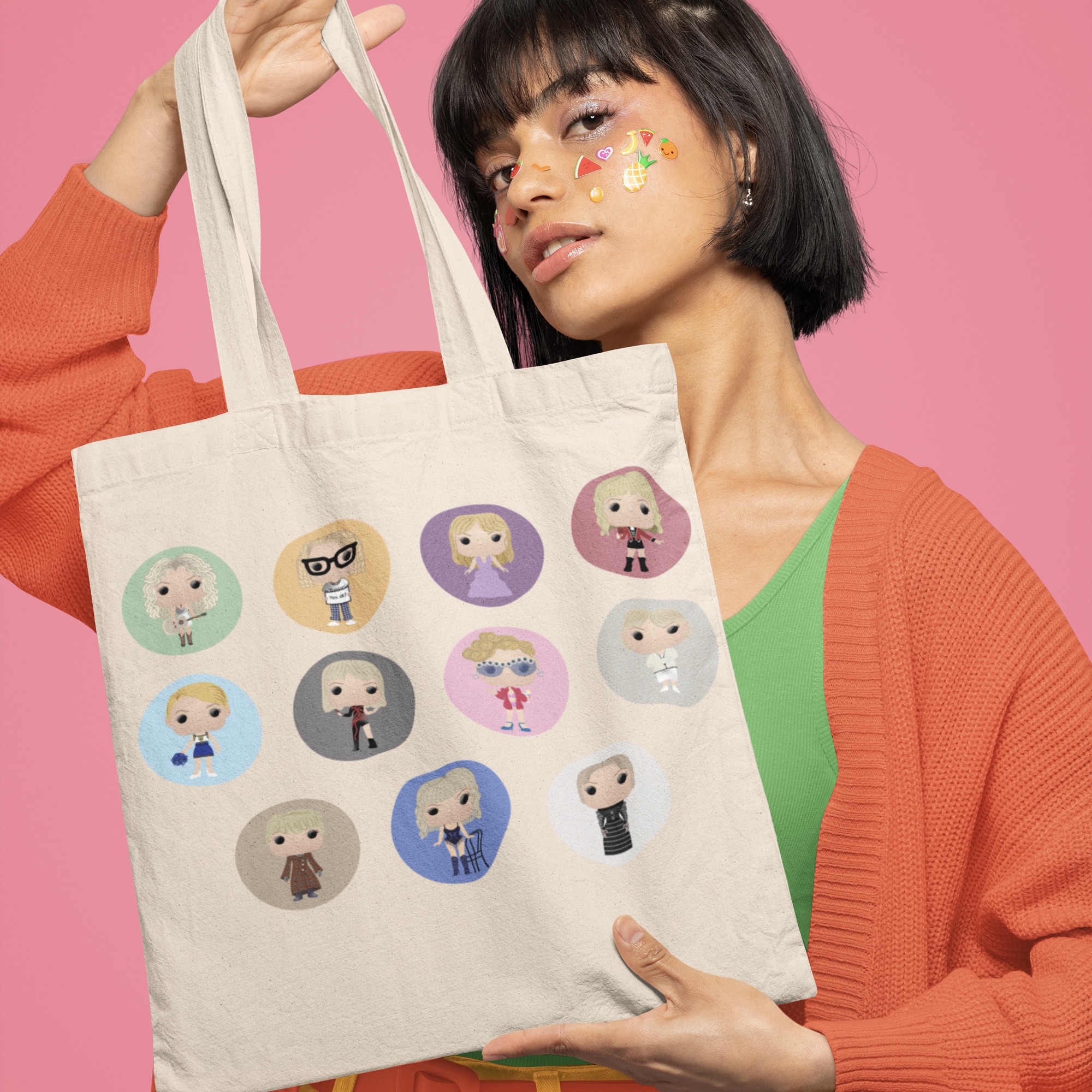 Nome do produto:  Ecobag “Bonequinhas da TayTay”