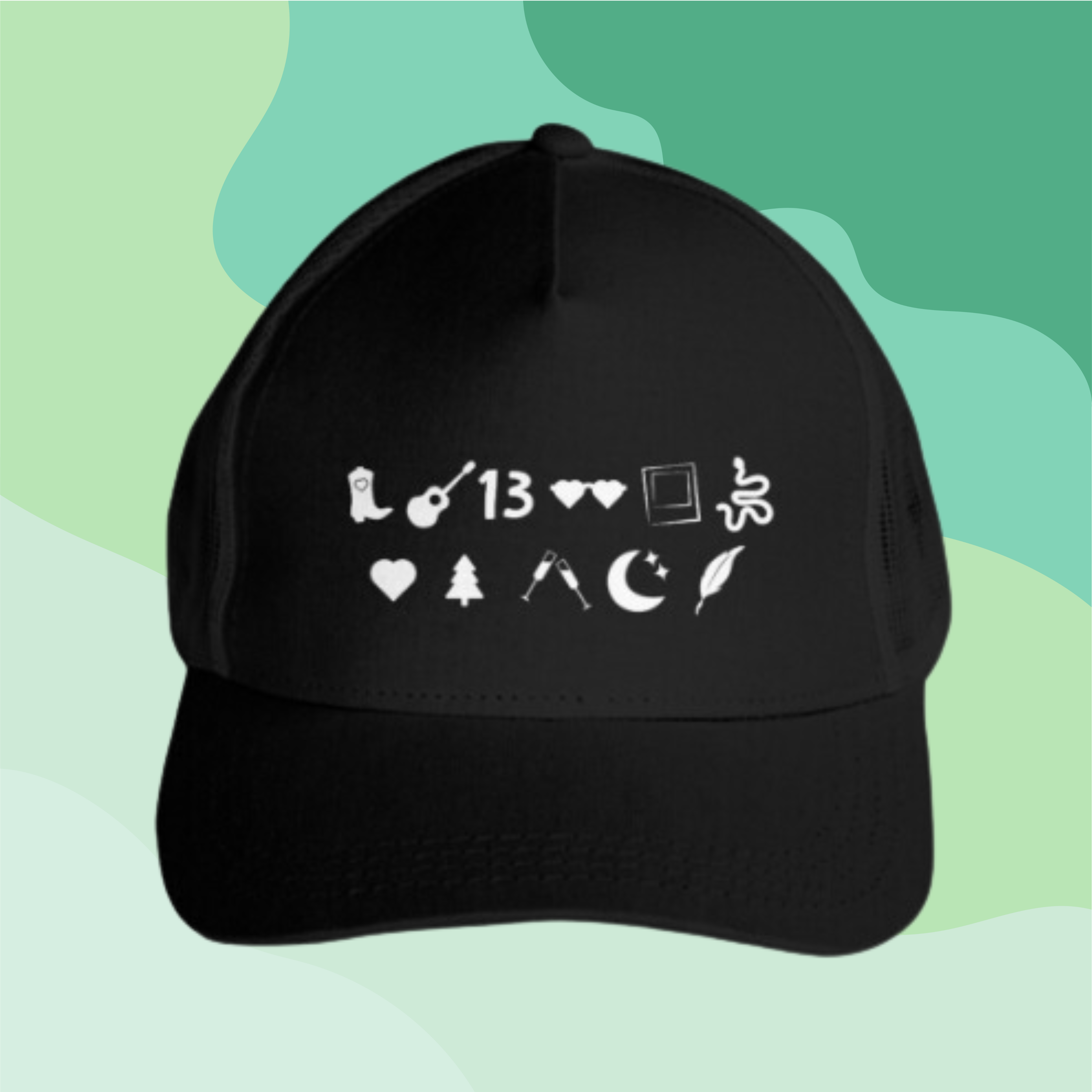 Nome do produto: Boné “The Eras” minimalista