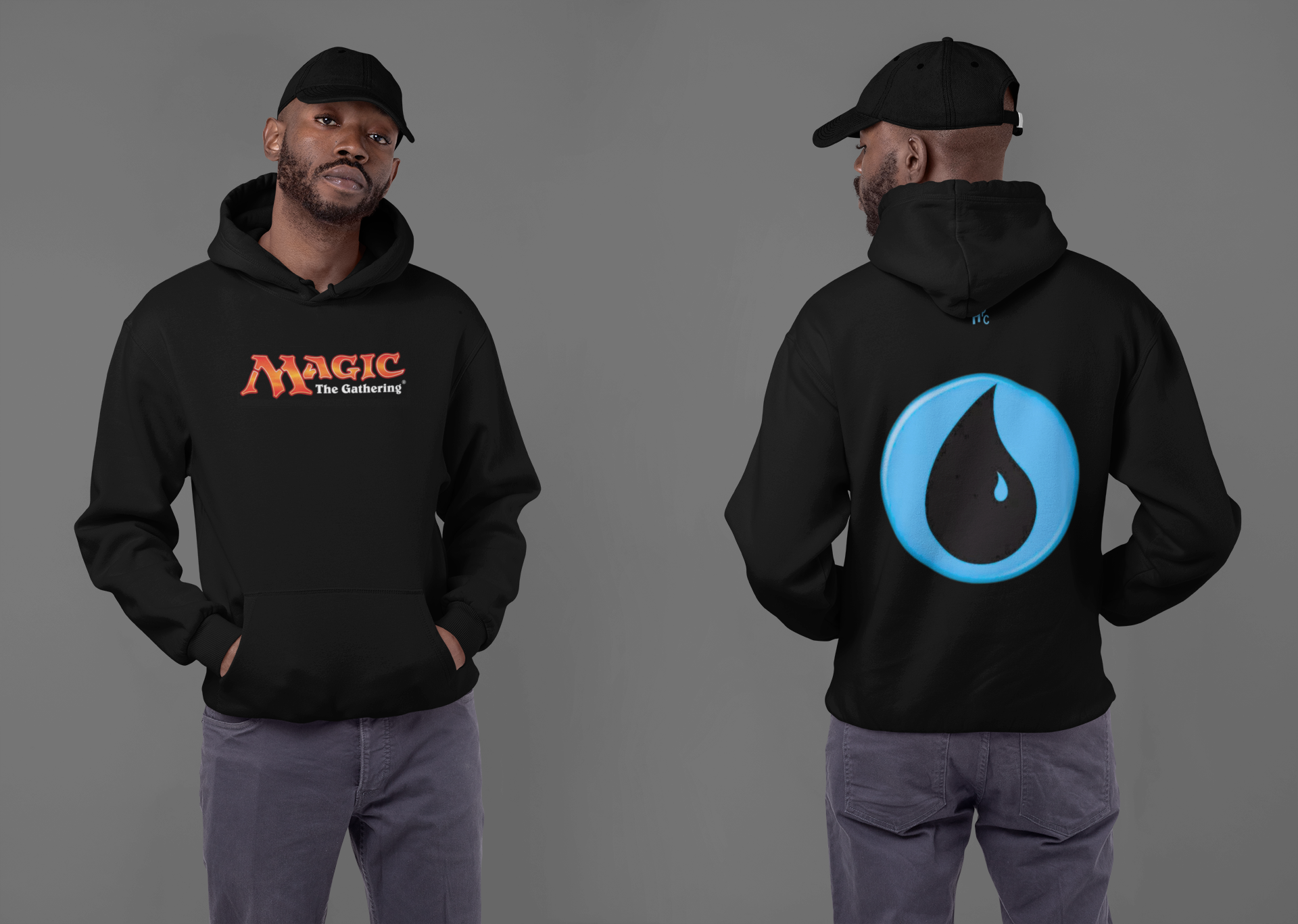 Nome do produto: CASACO MOLETOM CANGURU - BLUE MANA