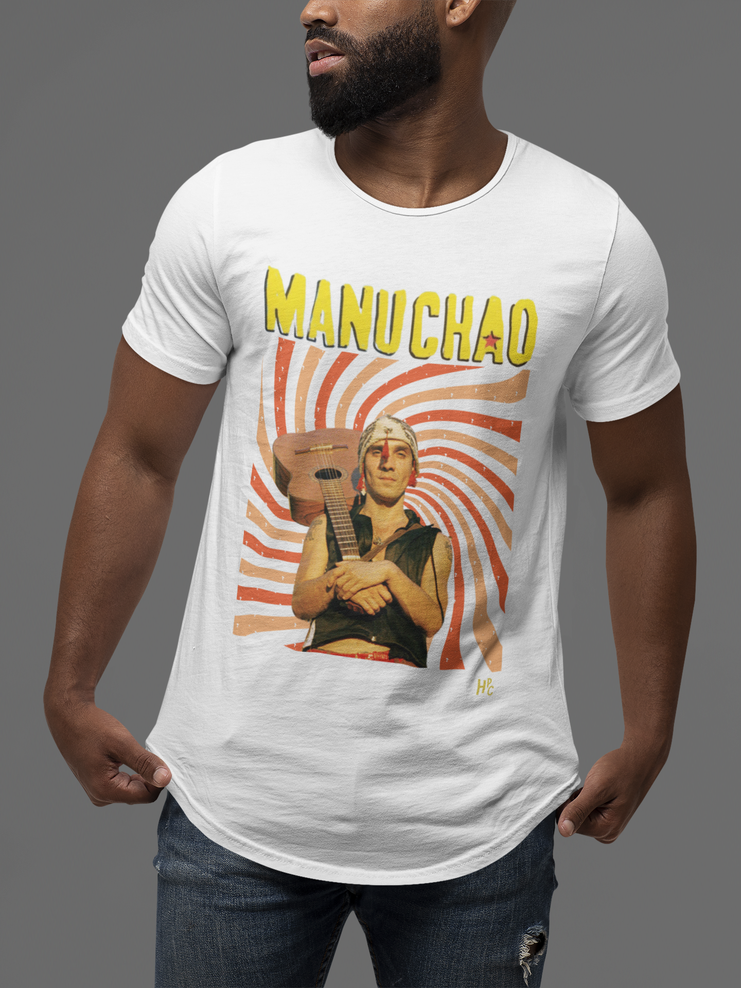 Nome do produto: CAMISETA BANDA - MANU CHAO