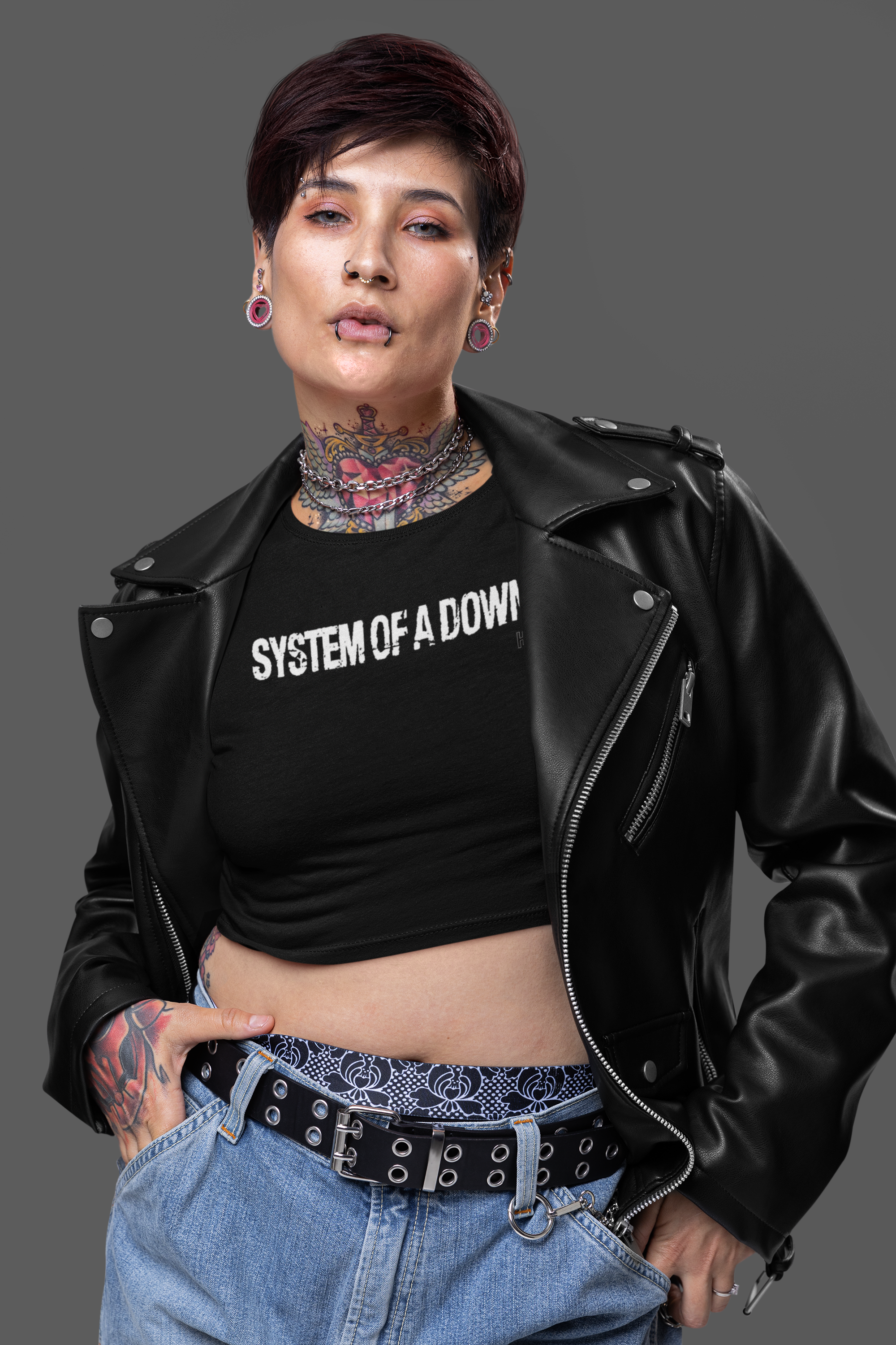 Nome do produto: CROPPED SYSTEM OF A DOWN