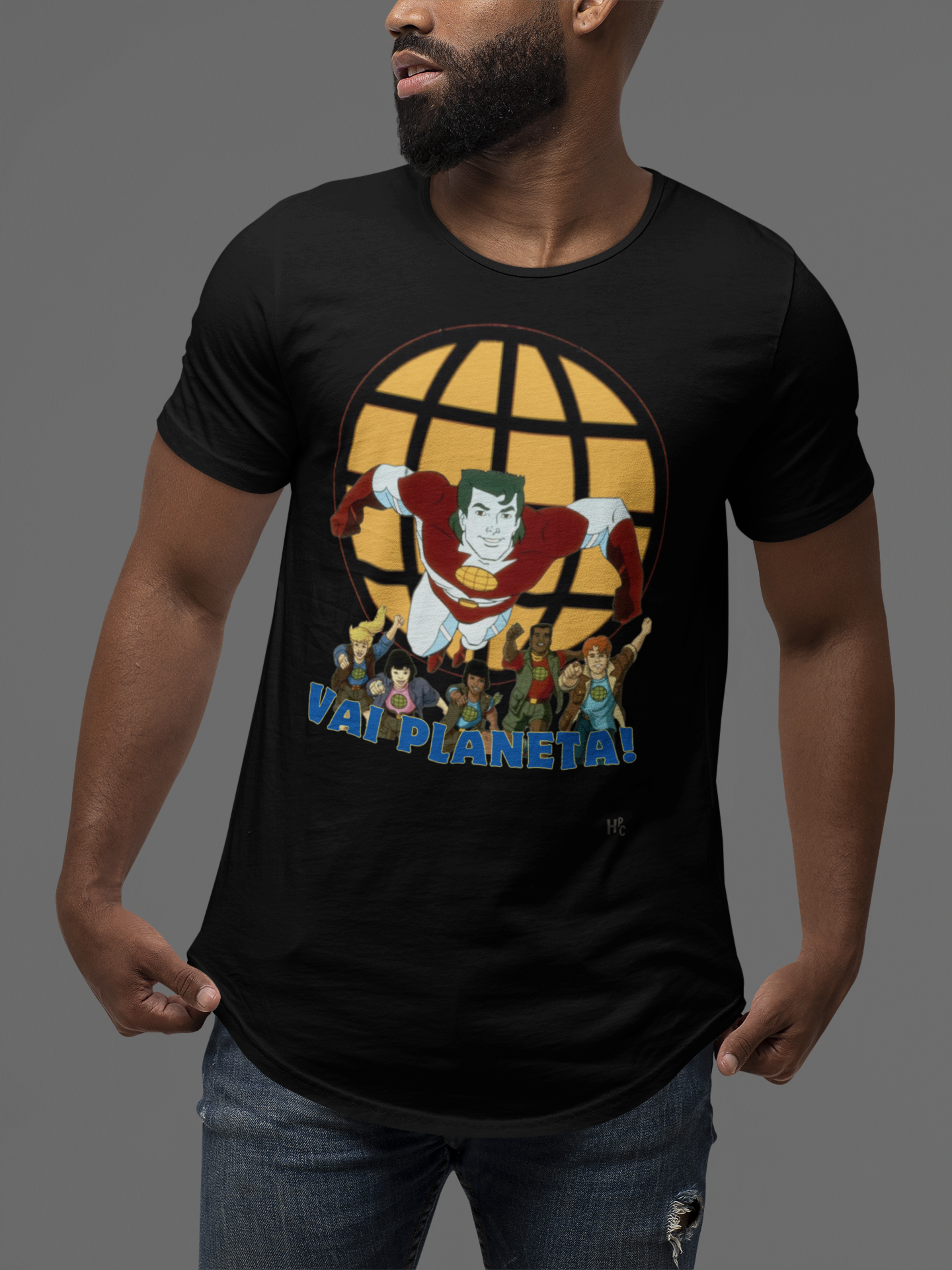 Nome do produto: CAMISETA CAPITÃO PLANETA - VAI PLANETA