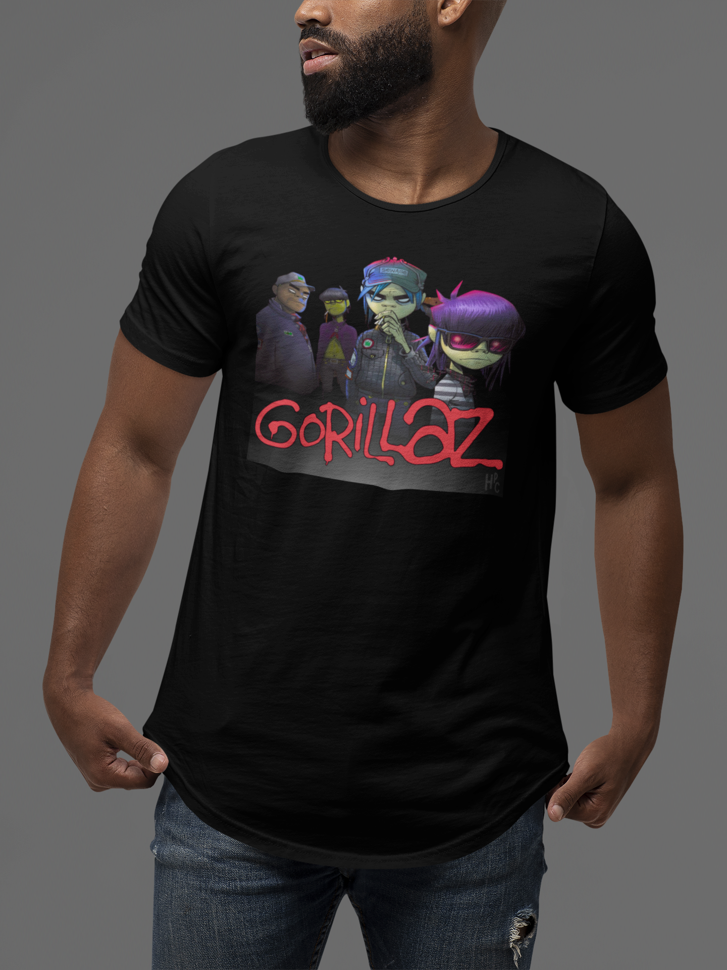 Nome do produto: CAMISETA BANDA - GORILLAZ BAND
