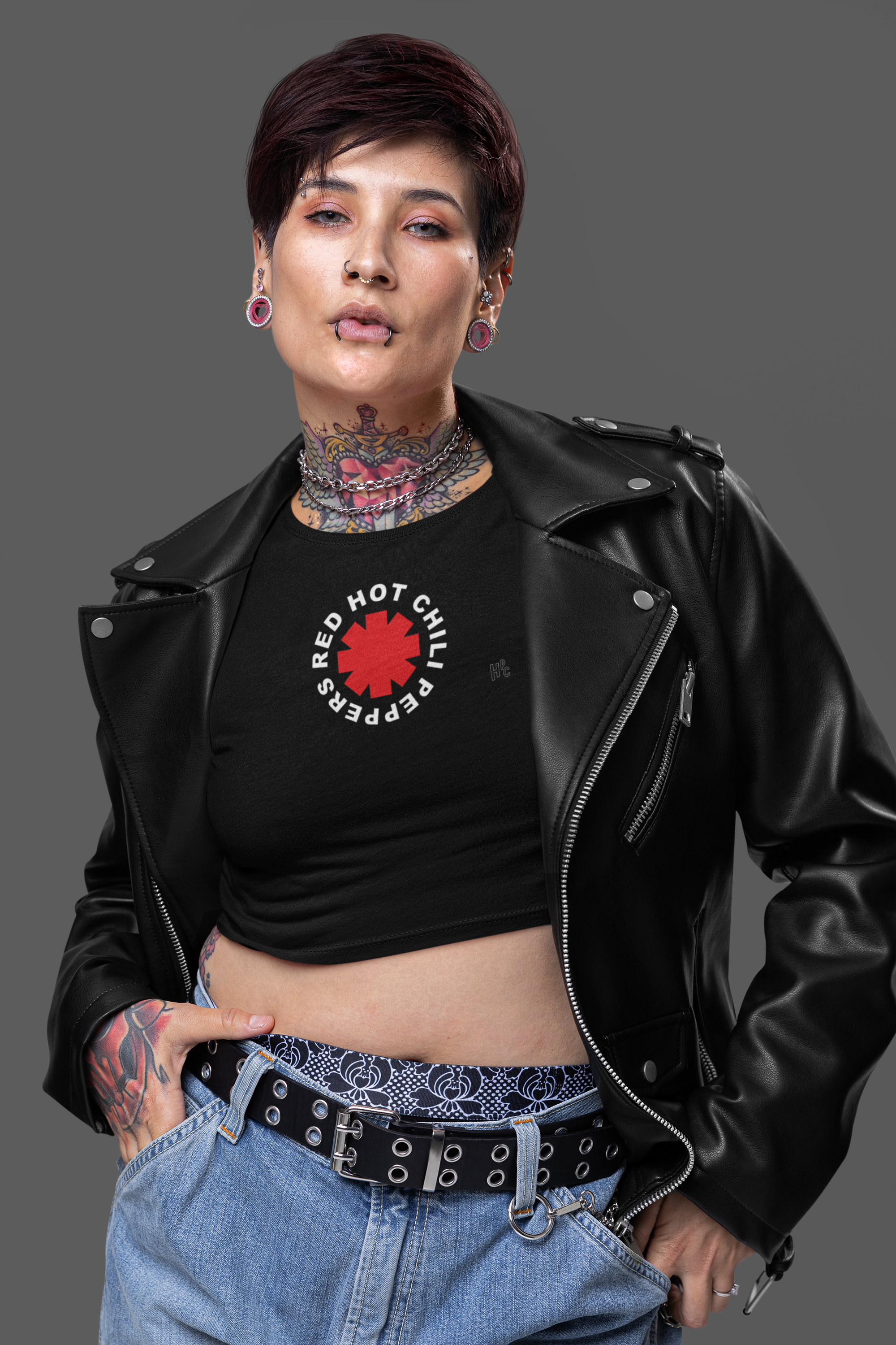 Nome do produto: CROPPED RED HOT CHILI PEPPERS