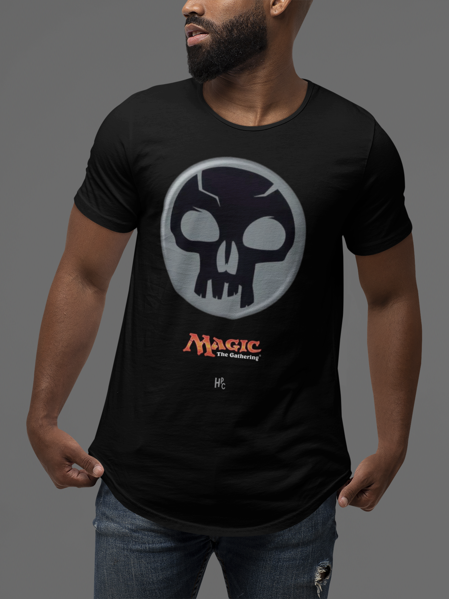 Nome do produto: CAMISETA MTG BLACK MANA
