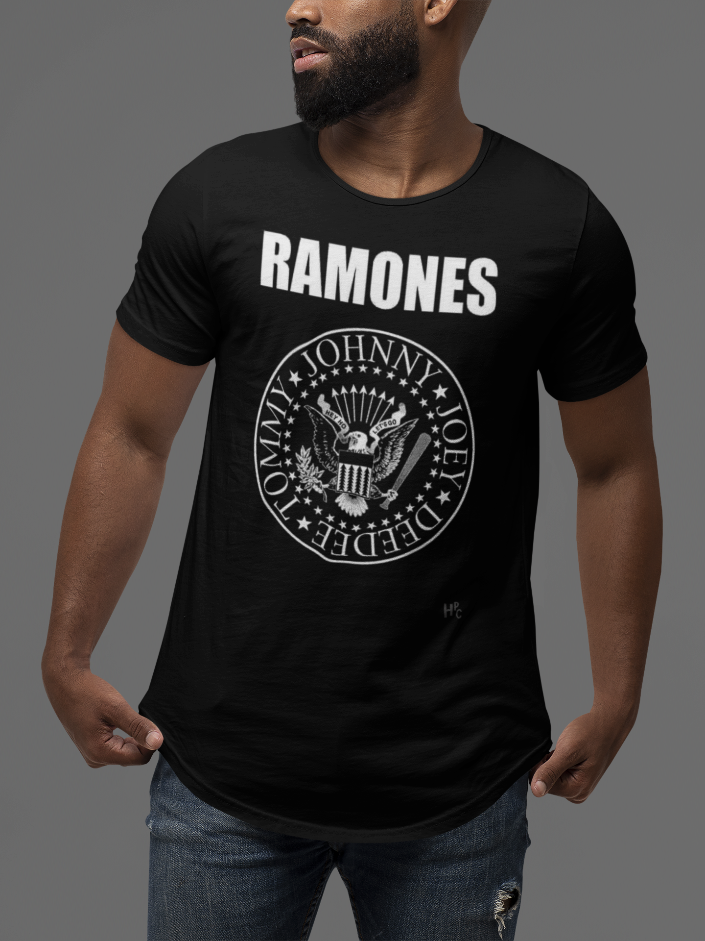 Nome do produto: CAMISETA BANDA - RAMONES LOGO