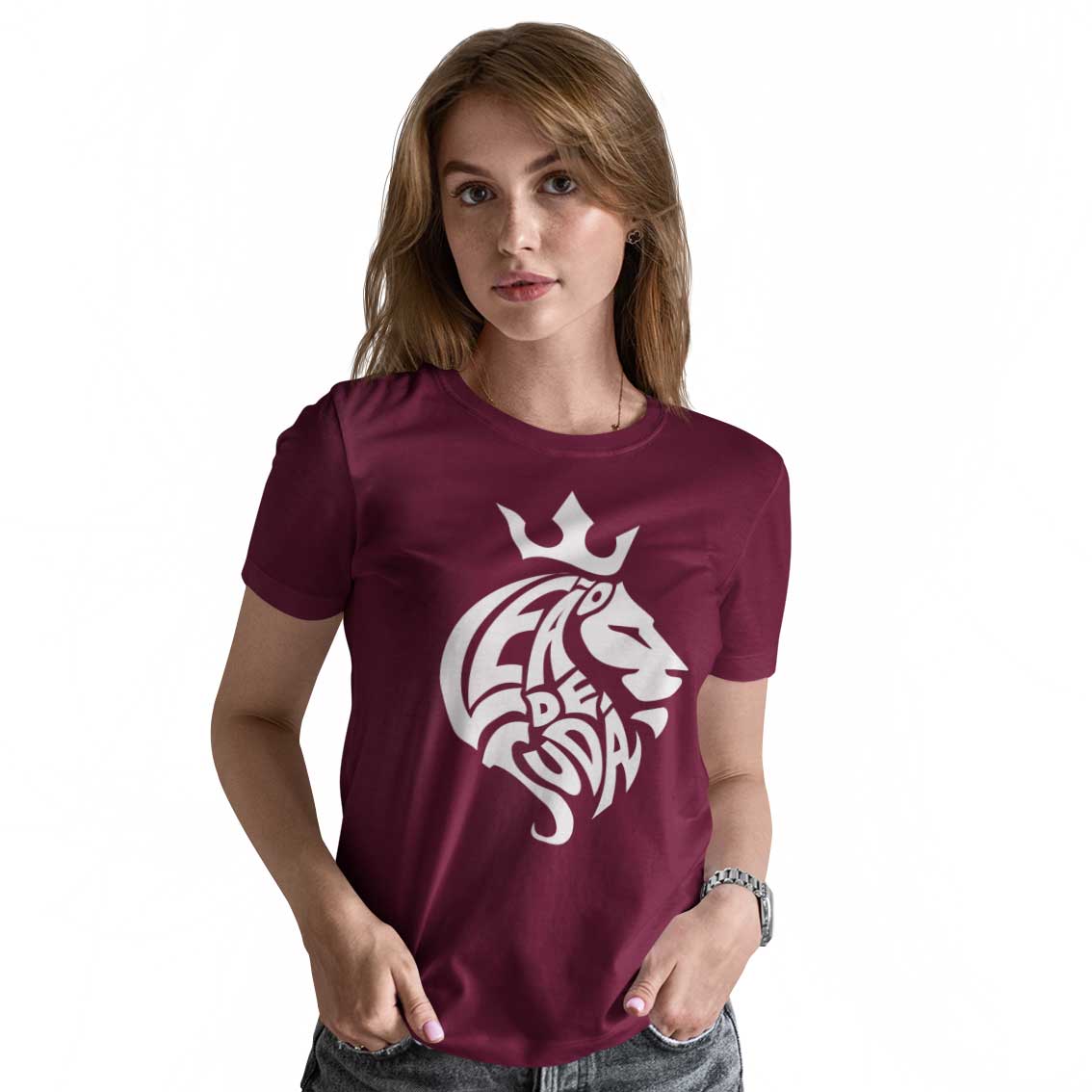 Camiseta Cristã Leão de Judá | Unissex Quality