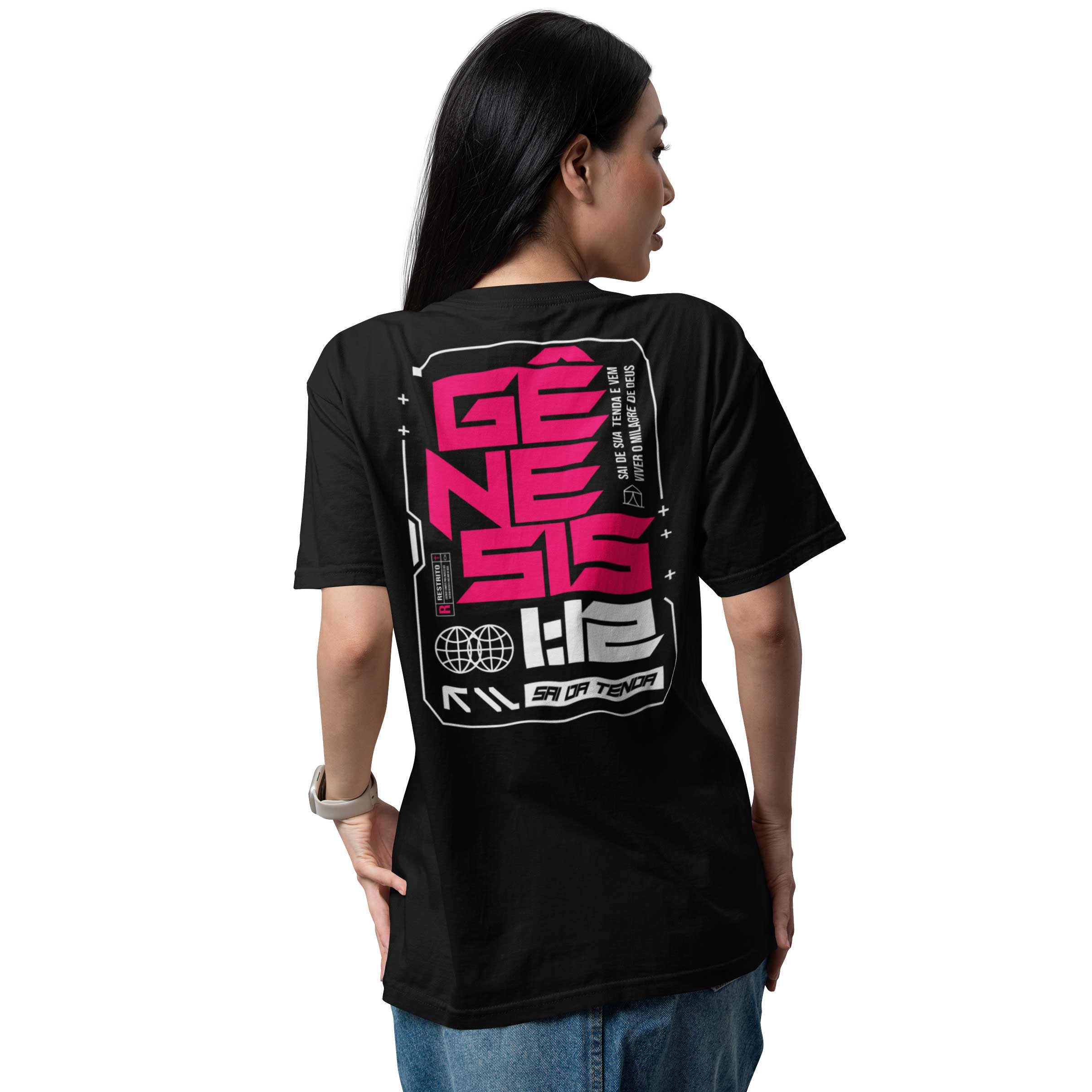 Camiseta Oversized (Costa) - Gênesis 1:12