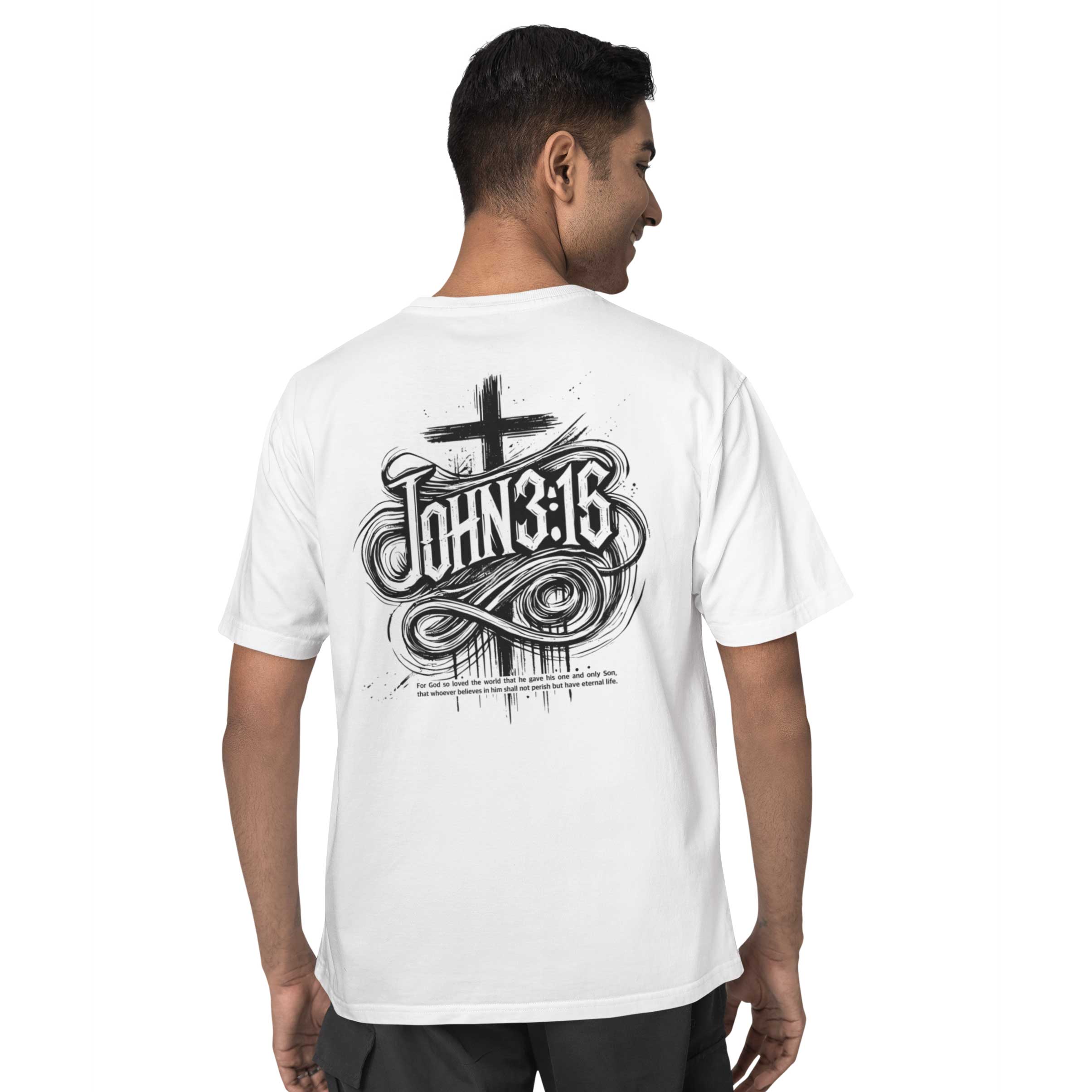 Camiseta Oversized (Costa) - John 3:16