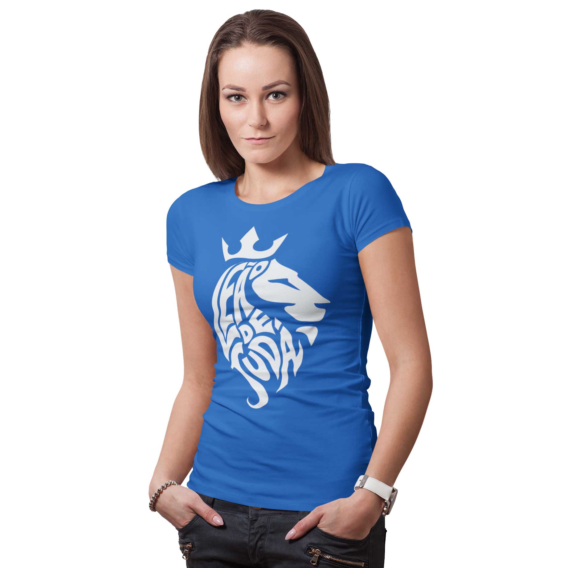 Camiseta Cristã Leão de Judá | Baby Long Quality