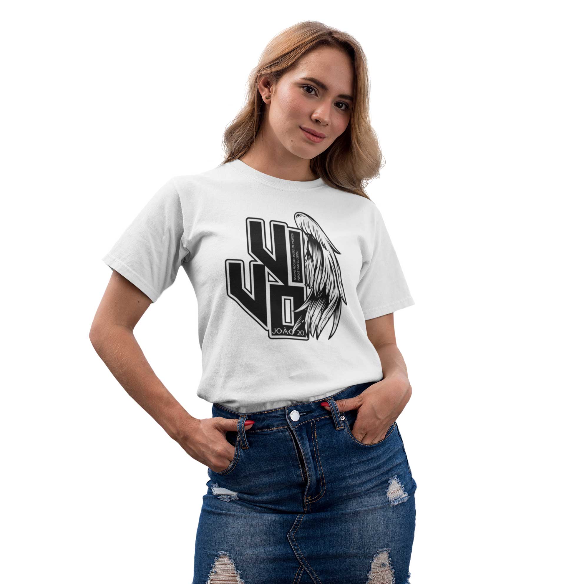 Camiseta Cristã João 20 | Unissex Quality