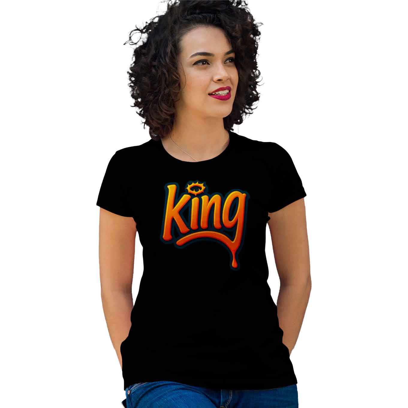 Camiseta Cristã King | Baby Long Quality
