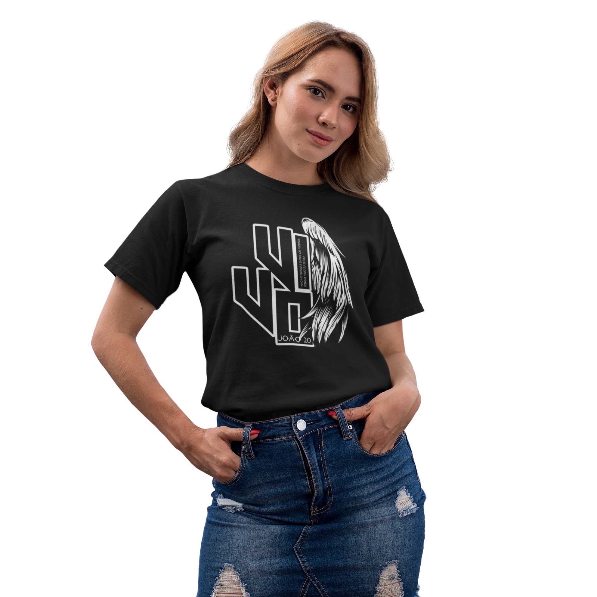 Camiseta Cristã João 20 | Unissex Quality