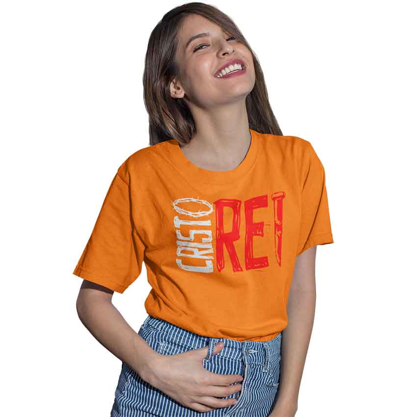Camiseta Cristã Cristo Rei | Unissex Quality