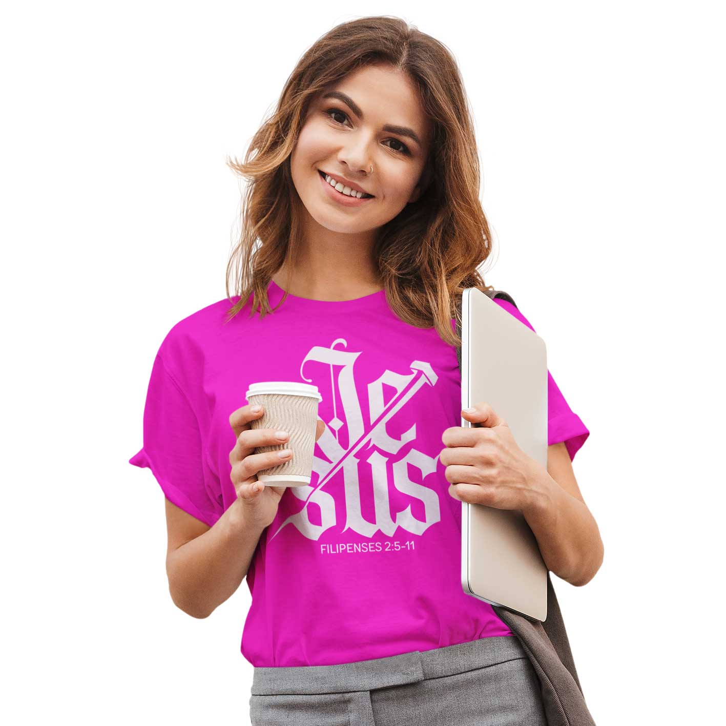 Camiseta Cristã Filipenses 2:5-11 | Unissex Quality