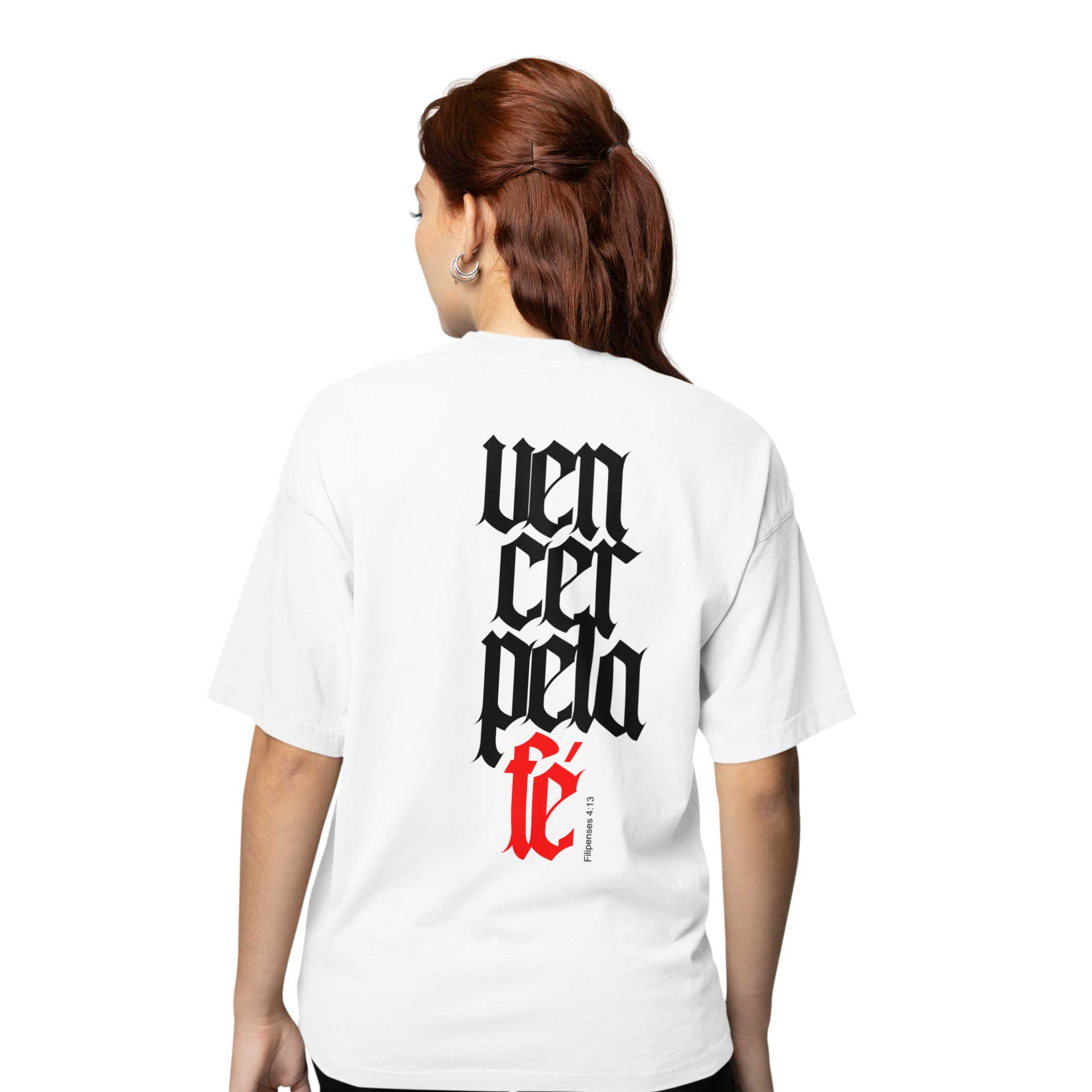 Camiseta Oversized (Costa) - Vencer pela Fé