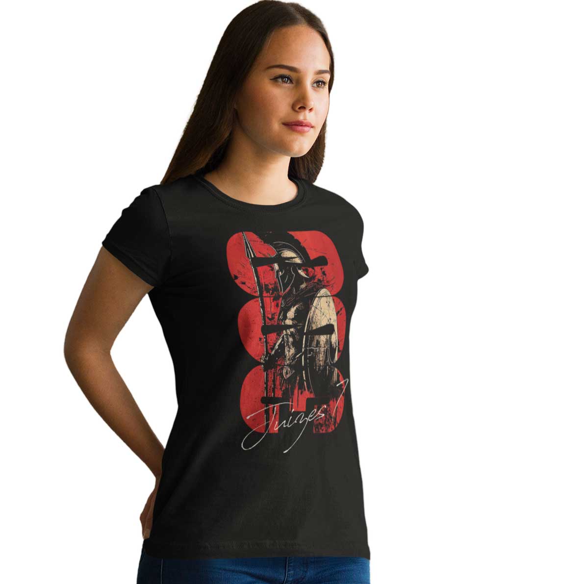 Camiseta Cristã Juízes 7 | Baby Long Quality