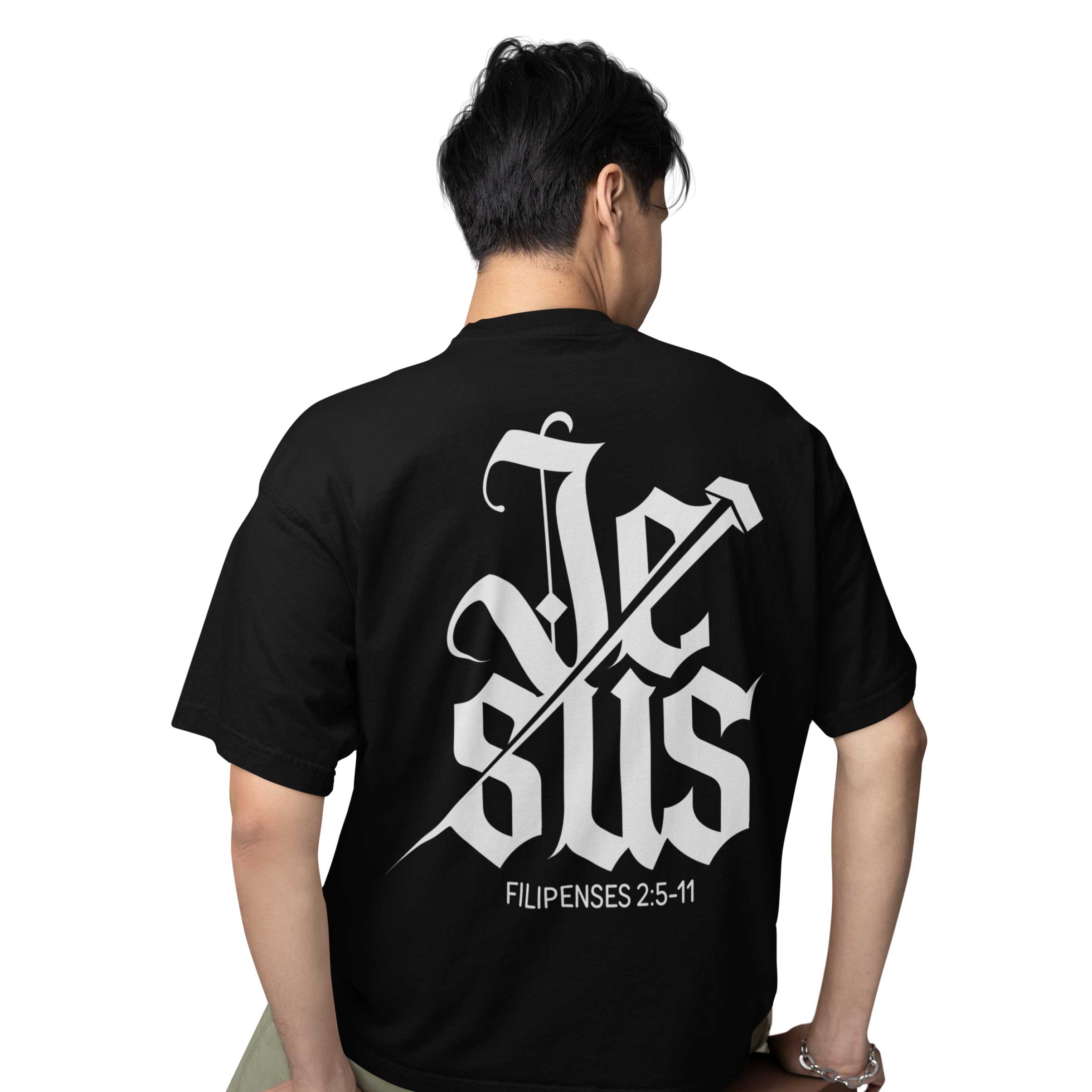 Camiseta Cristã Filipenses 2:5-11 | Oversized