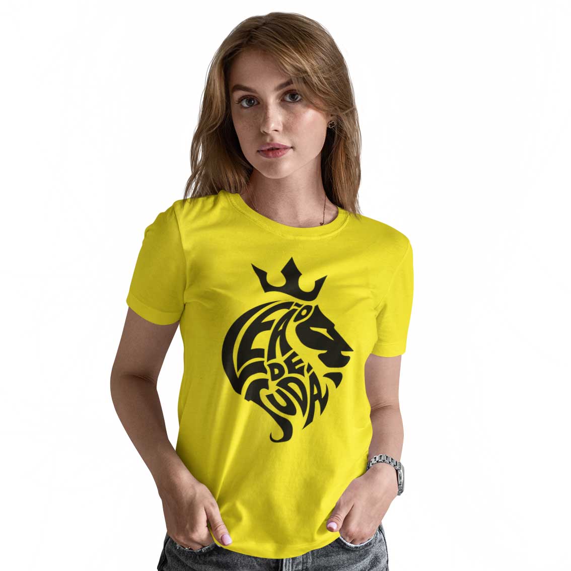 Camiseta Cristã Leão de Judá | Unissex Quality