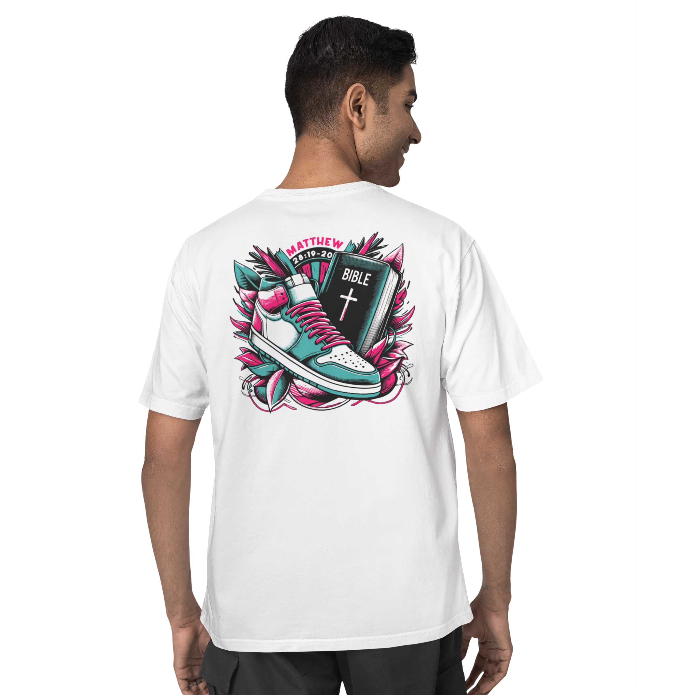 Camiseta Oversized (Costa) - Matthew 28:19-20