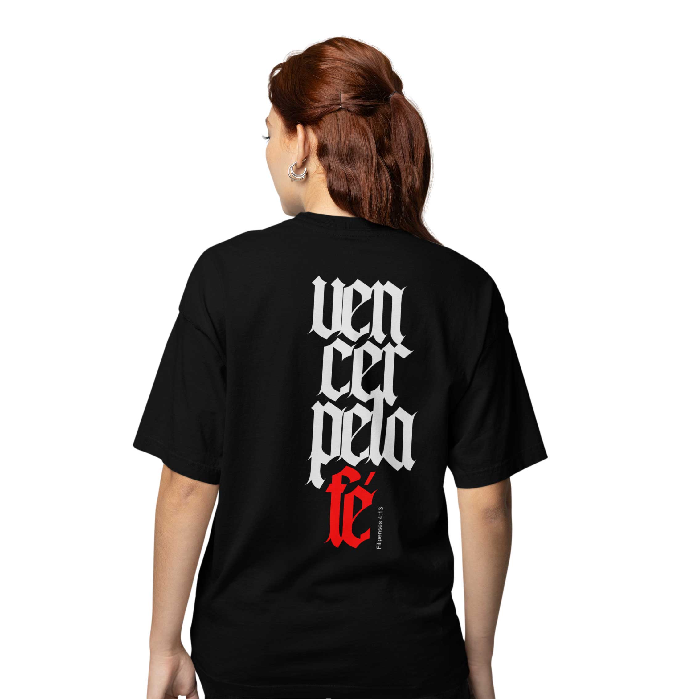 Camiseta Oversized (Costa) - Vencer pela Fé