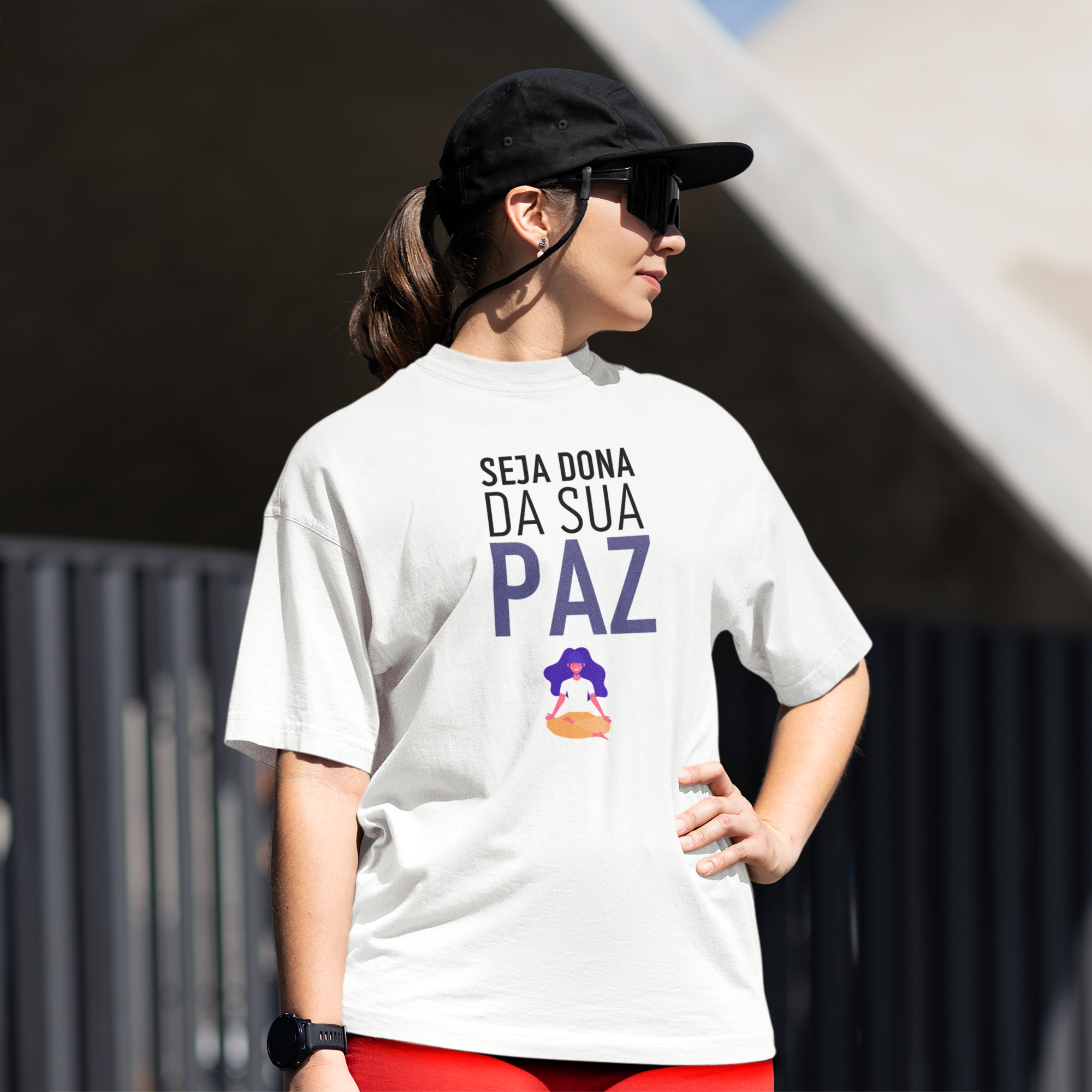 Camiseta Oversized Dona