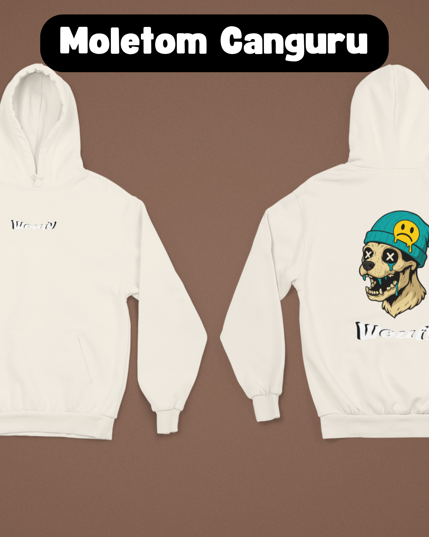 Drip Dog | Moletom Canguru