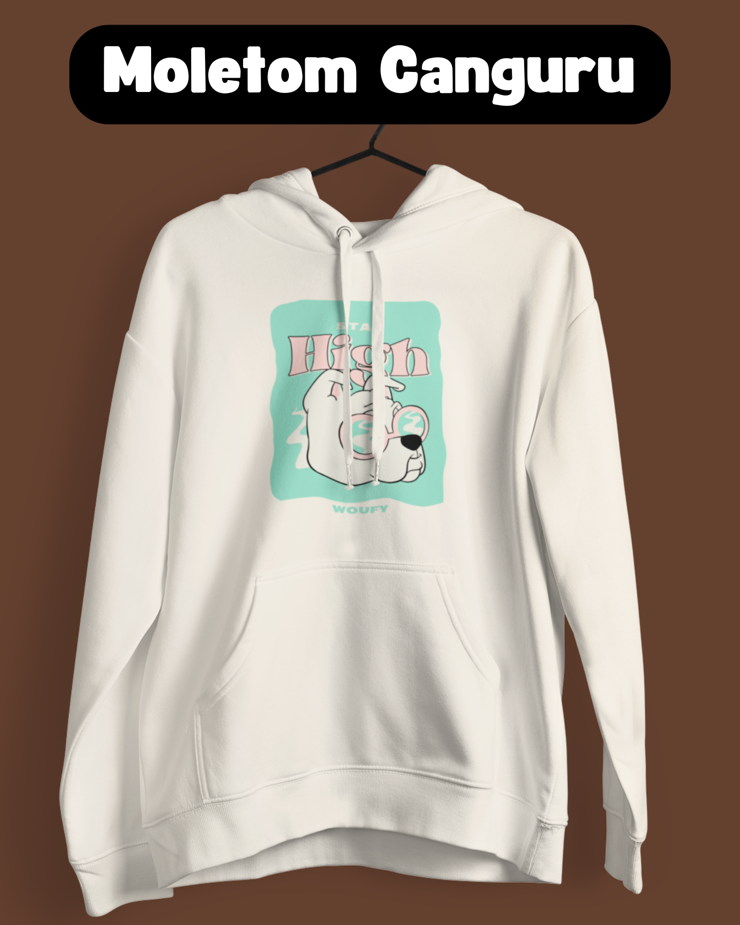 Stay High | Moletom Canguru