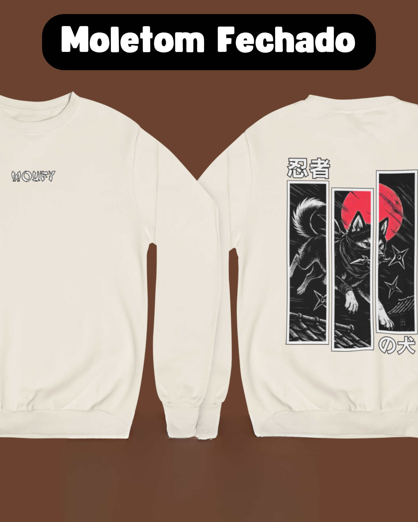 Ninja Dog | Moletom Fechado