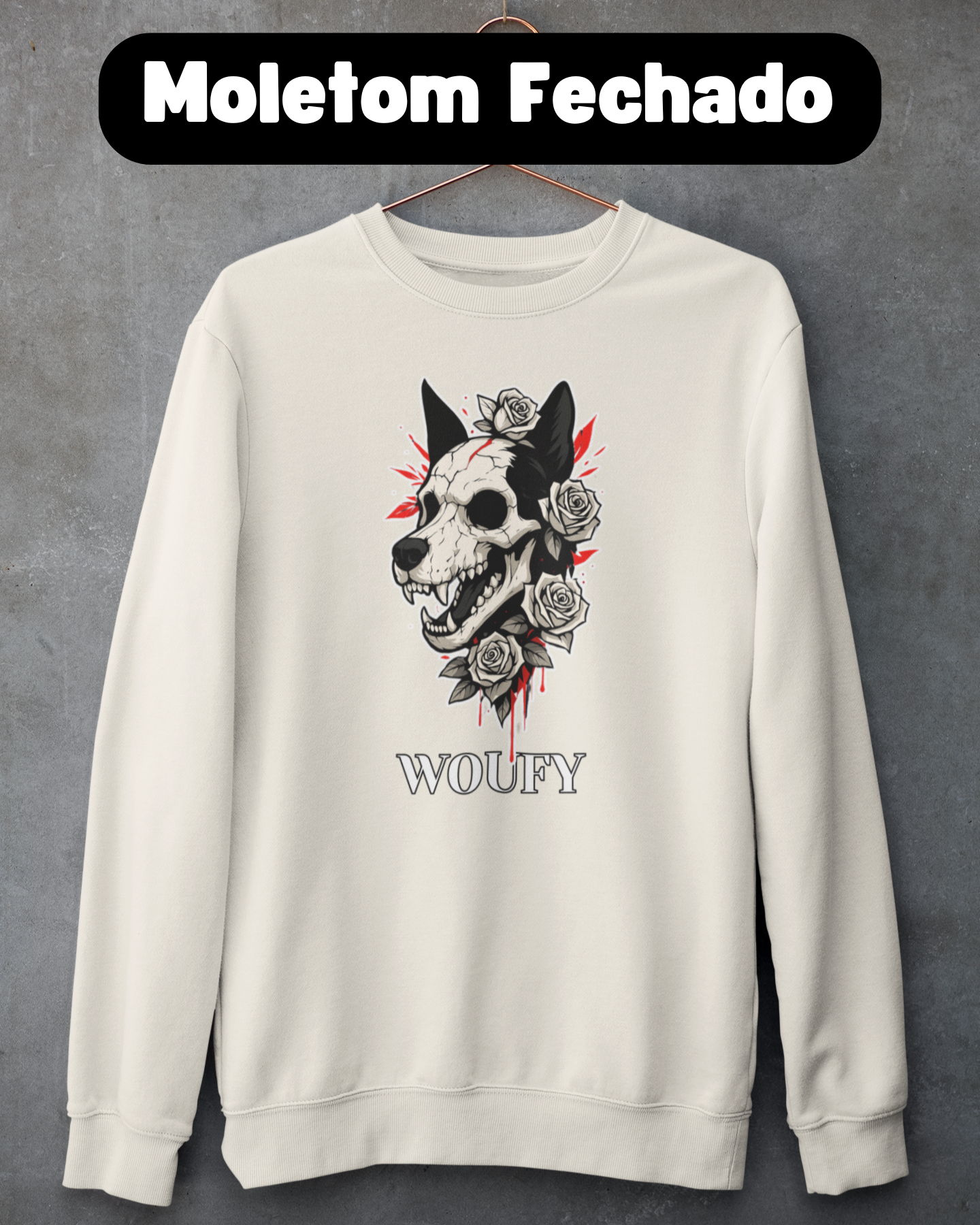 Flower Dog | Moletom Fechado