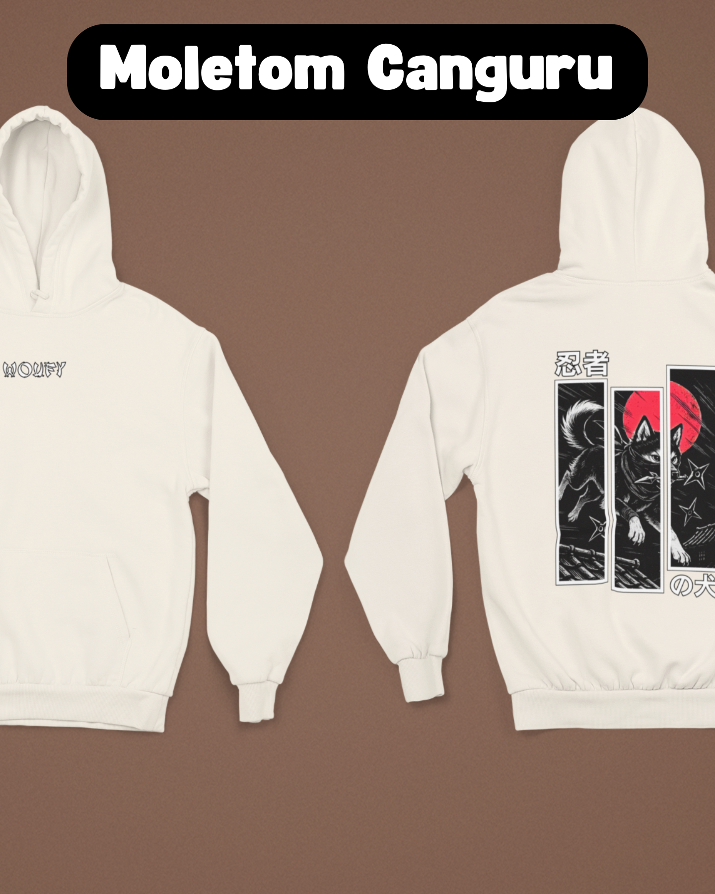 Ninja Dog | Moletom Canguru