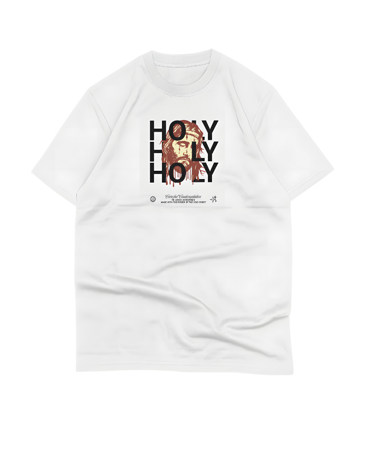 Nome do produto: Camiseta Oversized Holy Branca