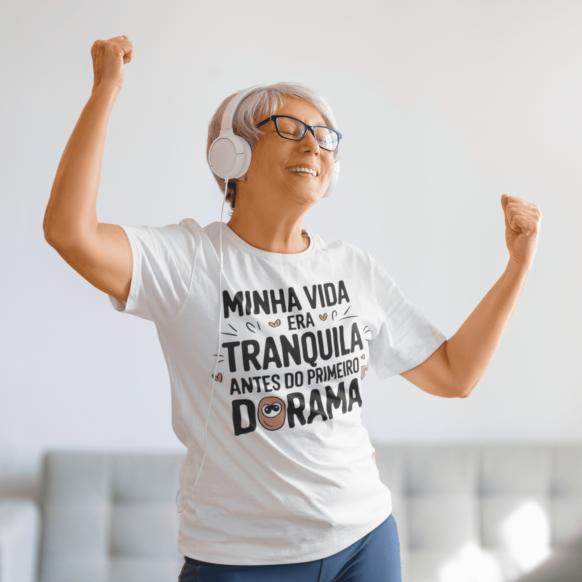 Camiseta Unisssex | Minha Vida Era Tranquila (Versão Expressão Fã)