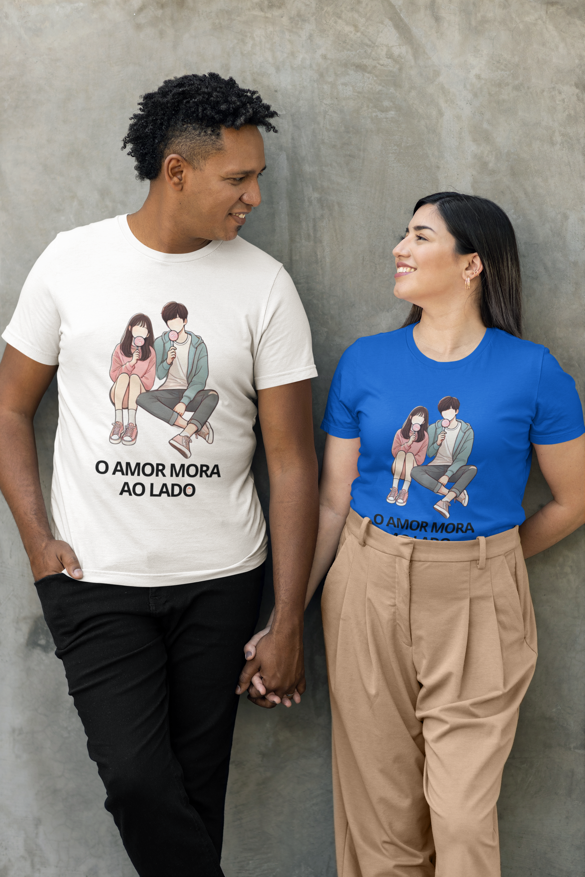 Camiseta Unisssex | O Amor Mora Ao Lado