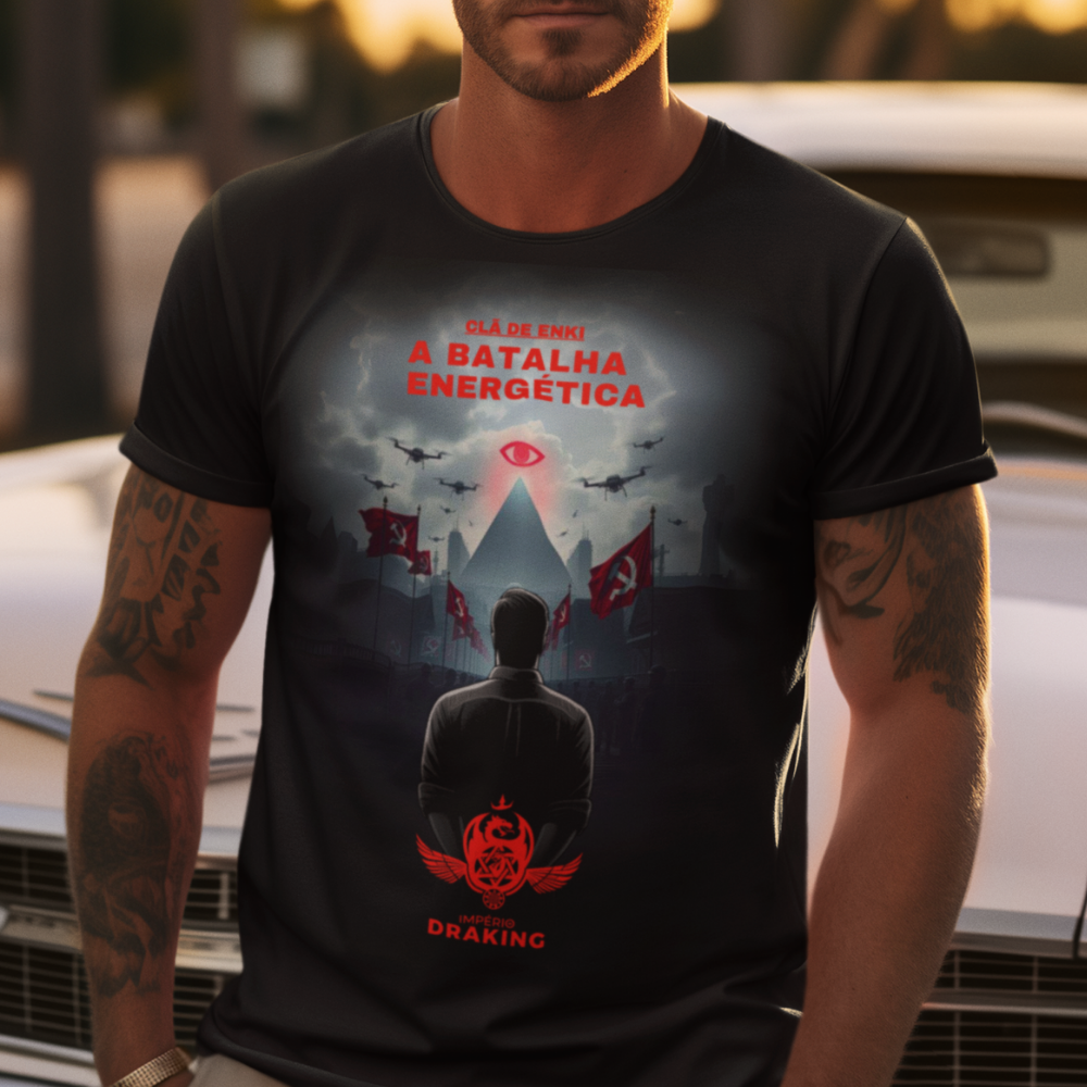 Camiseta Álbum Batalha Energética #1 (Unissex)