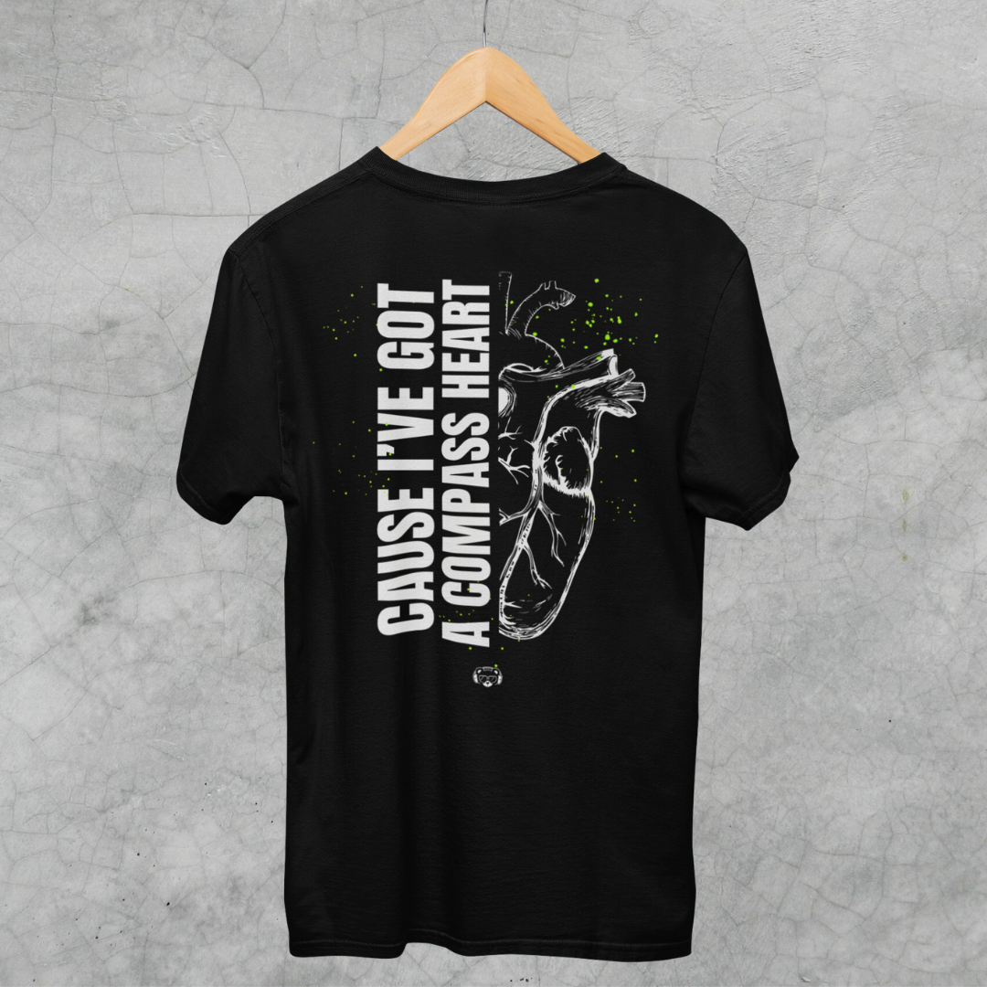 Compass Heart Algodão Peruano Pima