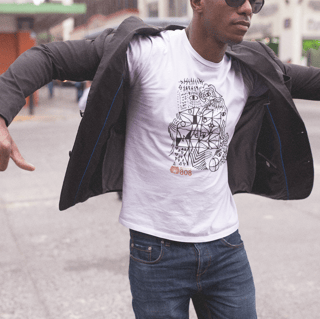 Camiseta - Coleção Abstrata - Organismo