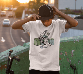 Camiseta - Coleção Abstrata - Cubo 07