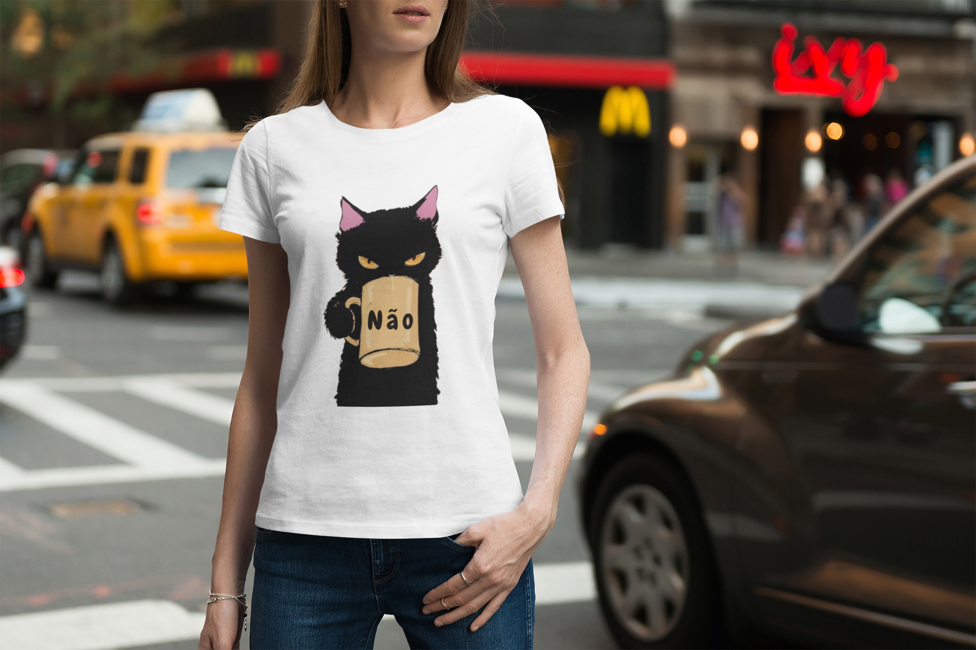 Nome do produto: Baby long - Gato do Não 